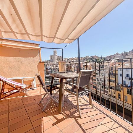 Sleep & Stay Luxury Top Floor Apt With Terrace Girona Bagian luar foto