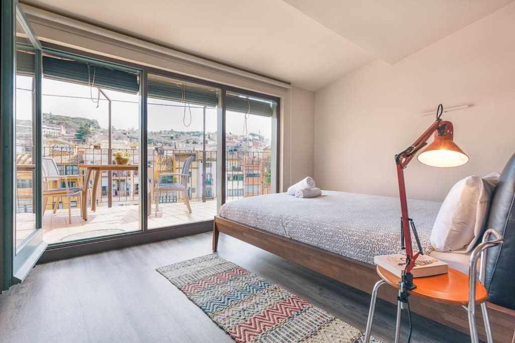 Sleep & Stay Luxury Top Floor Apt With Terrace Girona Bagian luar foto