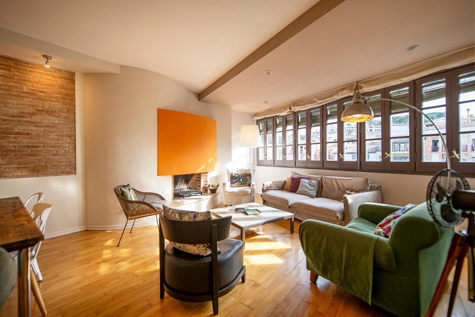 Sleep & Stay Luxury Top Floor Apt With Terrace Girona Bagian luar foto