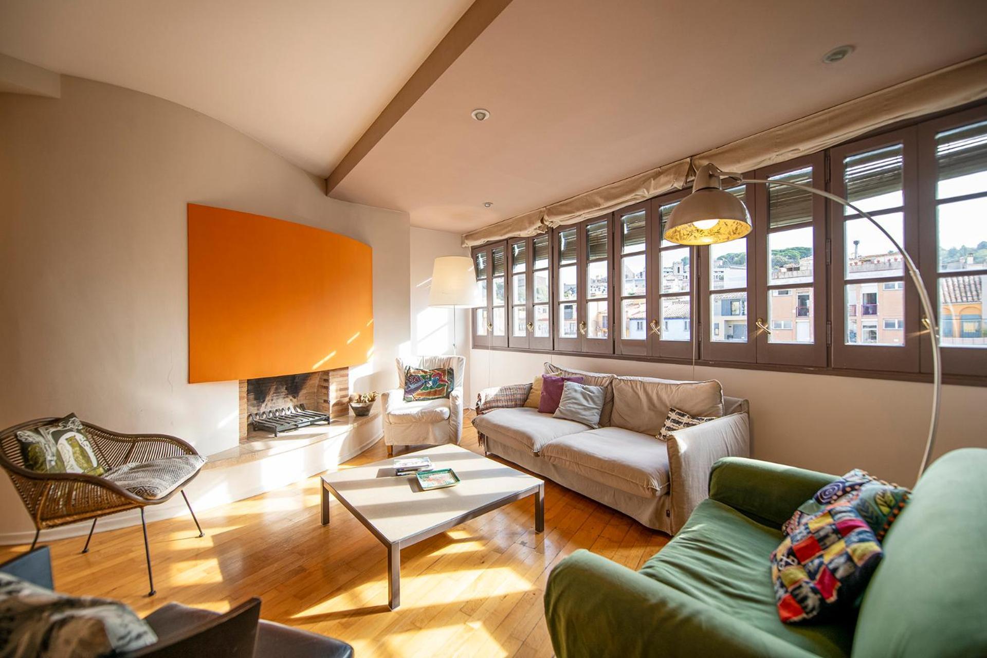 Sleep & Stay Luxury Top Floor Apt With Terrace Girona Bagian luar foto