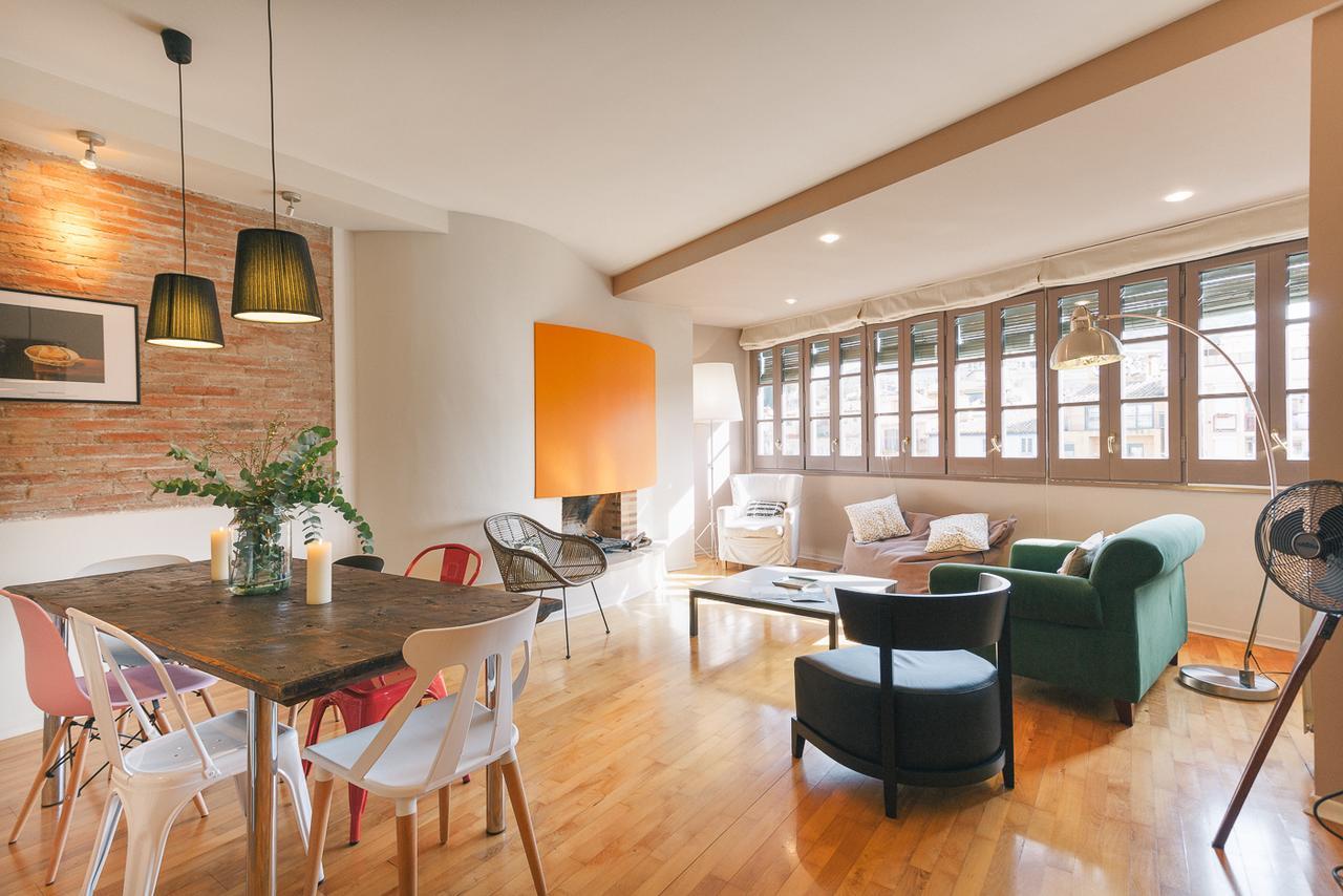 Sleep & Stay Luxury Top Floor Apt With Terrace Girona Bagian luar foto