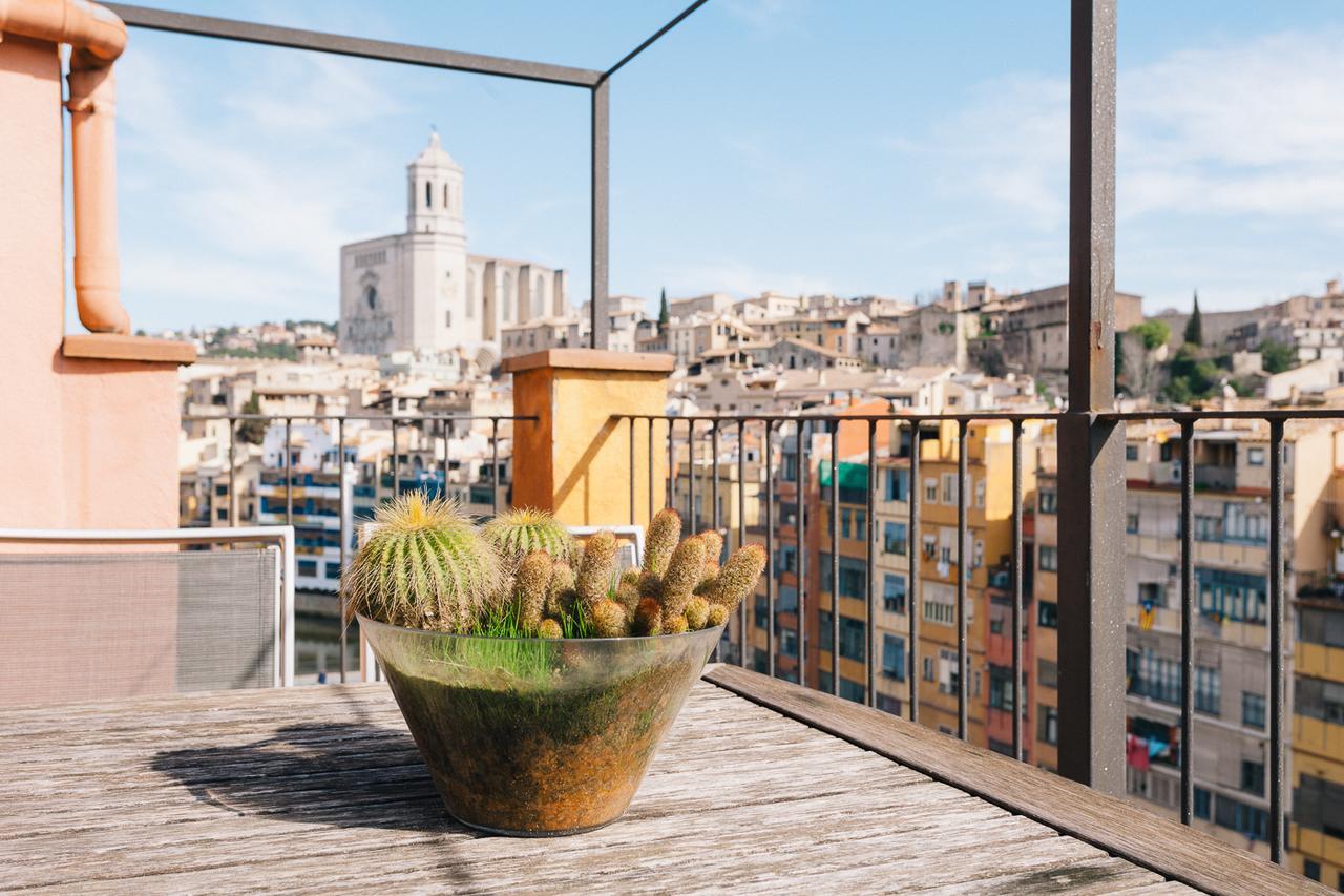 Sleep & Stay Luxury Top Floor Apt With Terrace Girona Bagian luar foto
